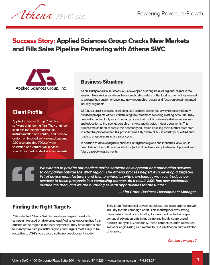 applied sciences group case study