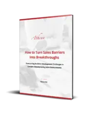 Athena — BizDevChallenges - Mockup Explore our free ebook on sales barriers to growth
