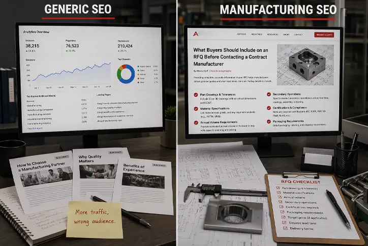 SEO for B2B manufacturing