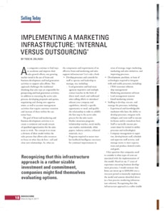 “Implementing a Marketing Infrastructure: Internal versus Outsourcing” (Athena featured in BoxScore Magazine)